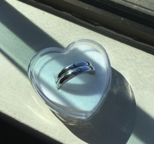 Sun & Moon Matching Rings