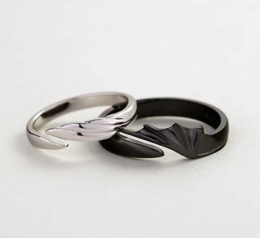 Night Fury & Light Fury Matching Rings