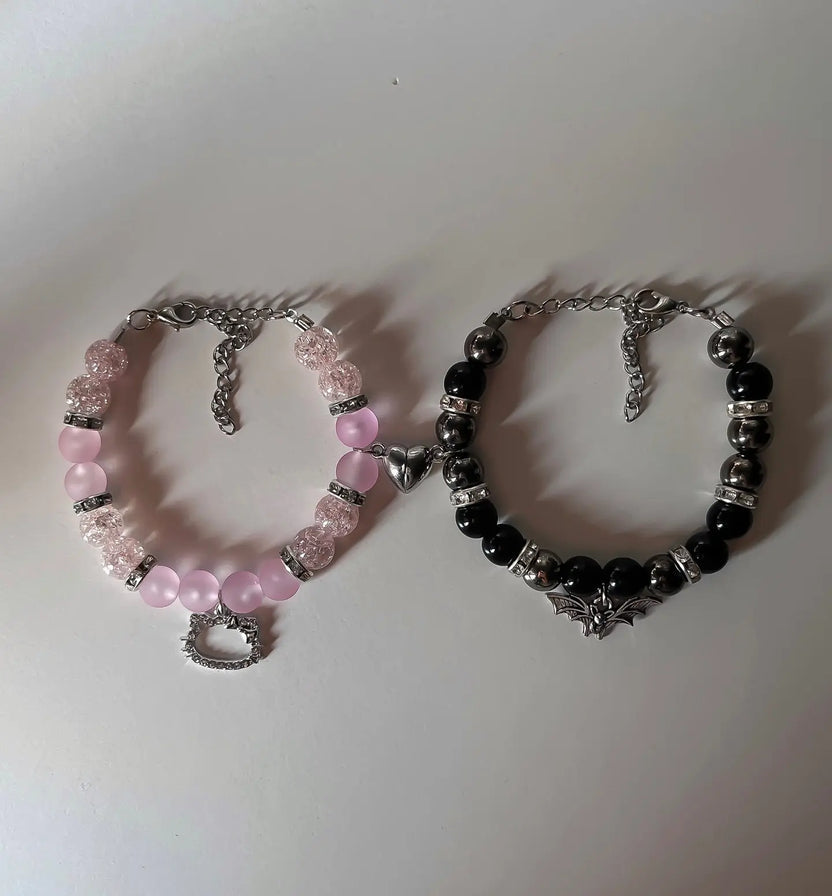 Batman & Hello Kitty Matching Bracelets