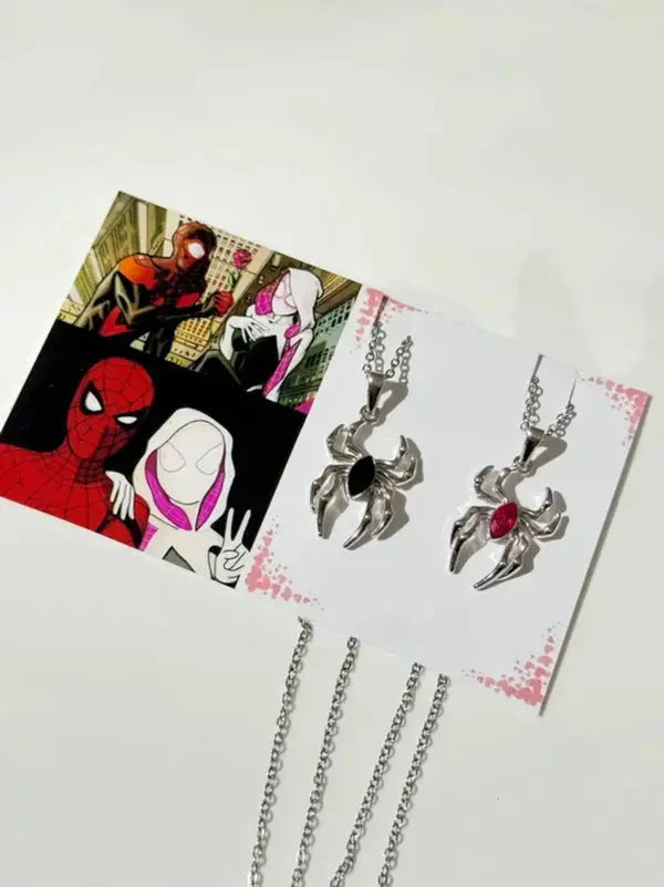 Spiderman Matching Pendants